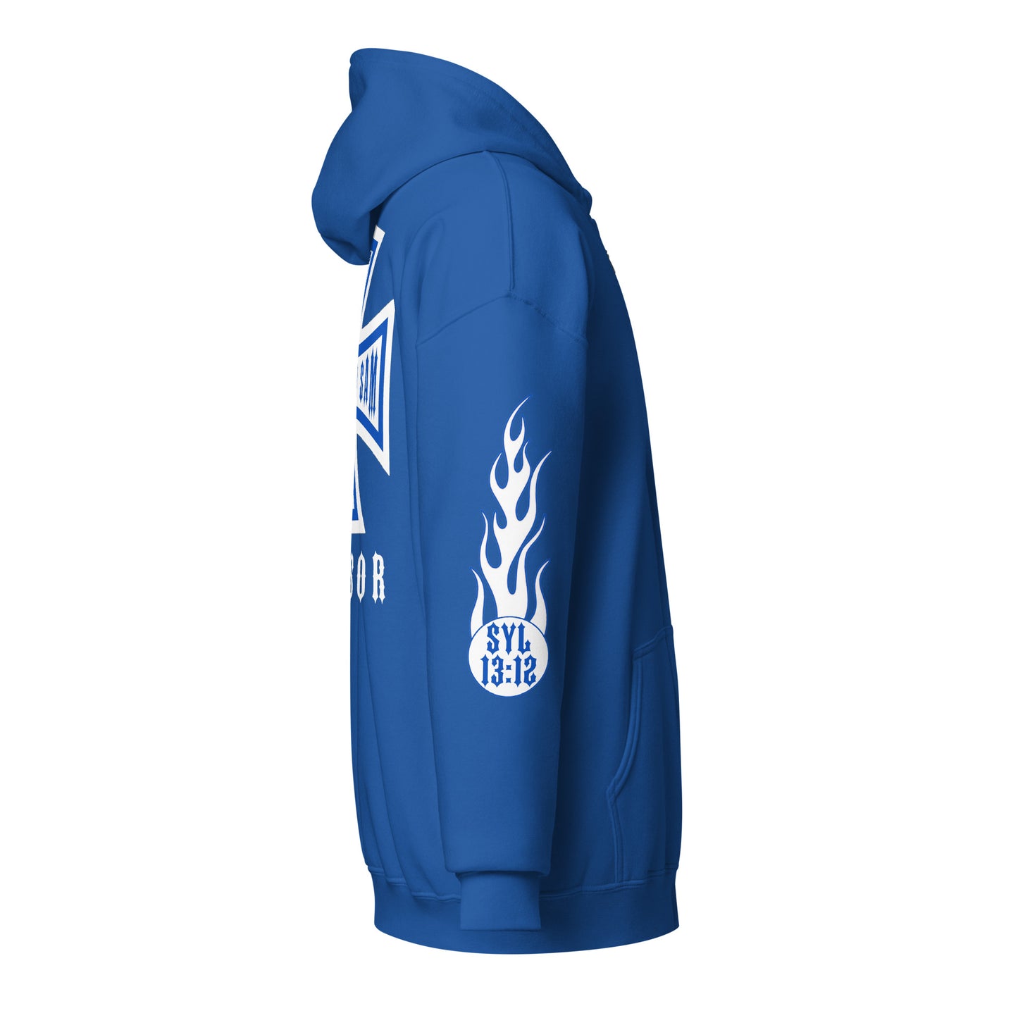 Iron cross heavy blend zip hoodie