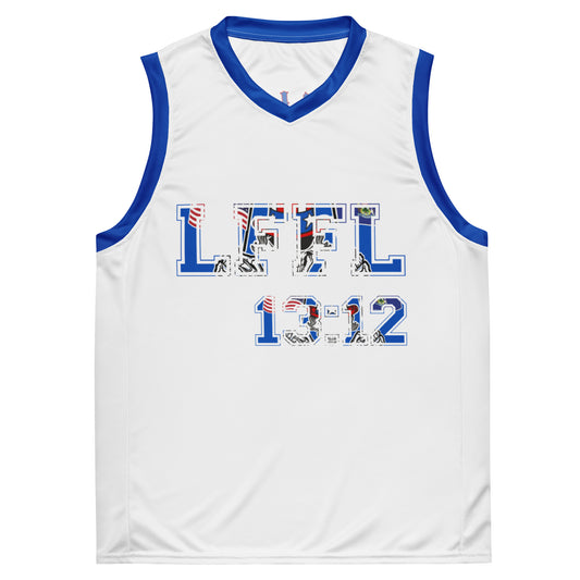 Recycled unisex basketball jersey