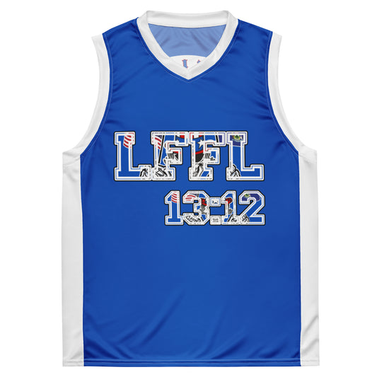 Recycled unisex basketball jersey