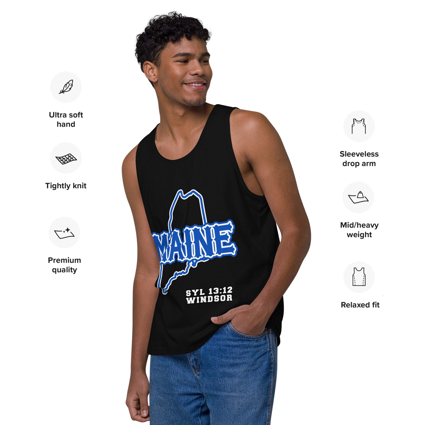 MAINE Men’s premium tank top