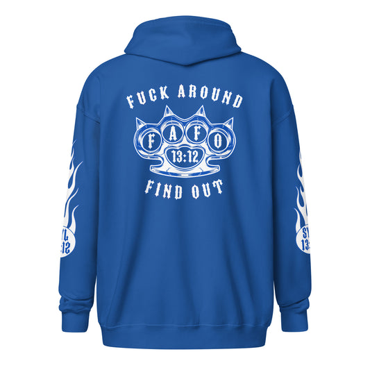 FAFO heavy blend zip hoodie